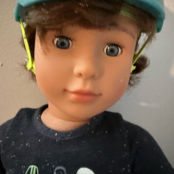 Skateboard Doll with Neon Accents - Picture 2 of 5